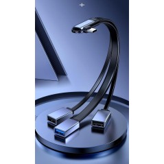 MicroConnect USB-C Angled splitter cable